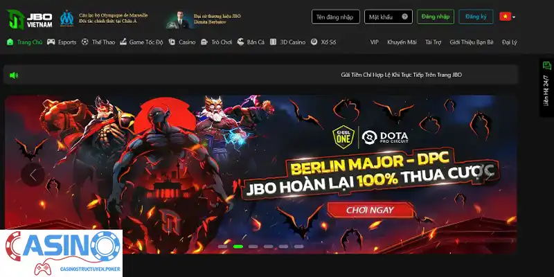 Reputable online casino jbo